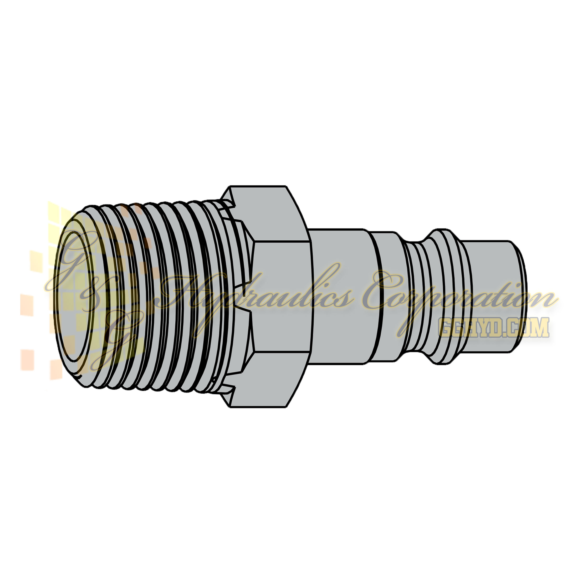 10-320-5151 CEJN Standard Nipple, 1/8" BSPT Male Threads