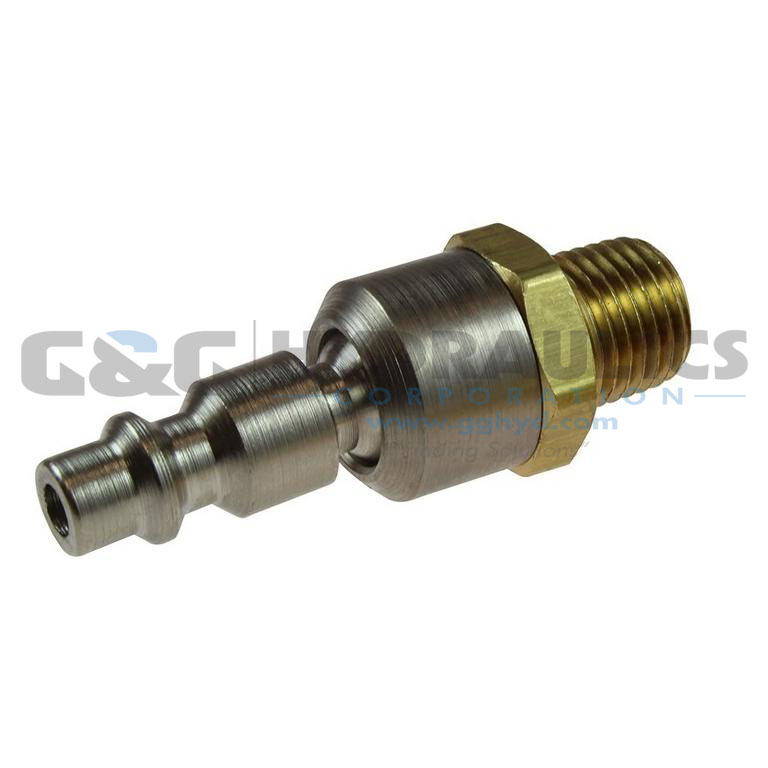 15-04BS Coilhose 1/4" Industrial Ball Swivel Connector, 1/4" MPT UPC #029292218795