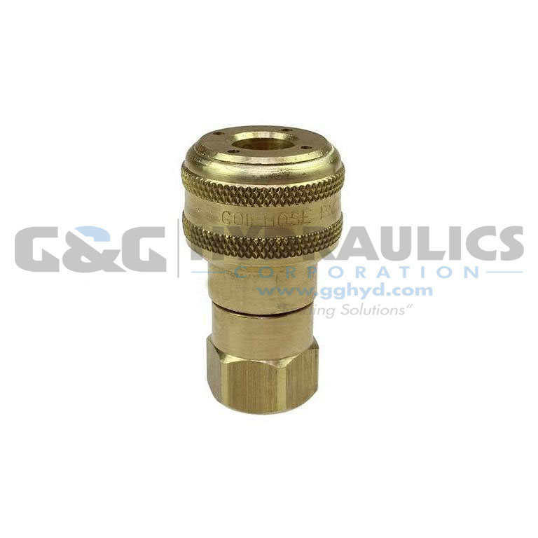 151A Coilhose 1/4" Automatic Industrial Coupler, 3/8" FPT UPC #029292115674