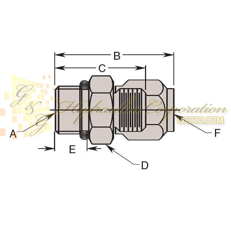 250685 Hytec Fitting, Male Connector UPC#662536096300