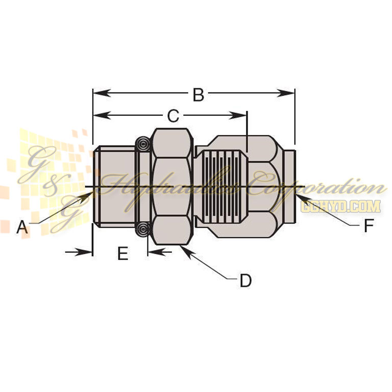 250686 Hytec Fitting, Male Connector UPC#662536096317