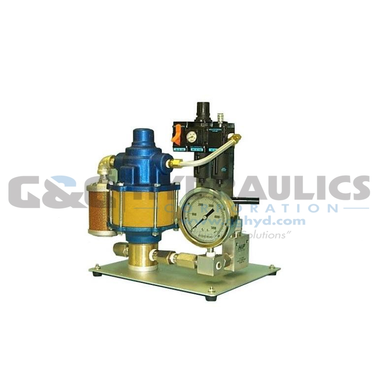 30-6000W151-HF4 SC Hydraulic Power Unit, Aluminum/Bronze, 10-6 Series Pump, 240:1 Ratio