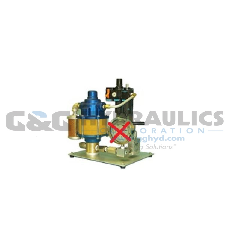 30-5000W350-HF4 SC Hydraulic Power Unit, Aluminum/Bronze, 10-5 Series Pump, 555:1 Ratio