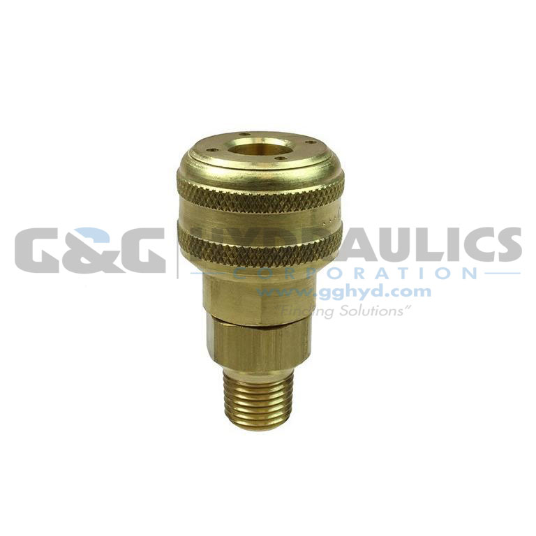 583A Coilhose 3/8" Automatic Industrial Coupler, 1/4" MPT UPC #029292122603