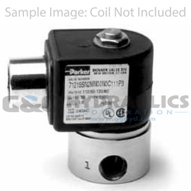 71216SN1GL00 Parker Skinner 2 Way Normally Closed 1/8" NPT Direct Acting Stainless Steel Pressure Vessel (Valve Body)