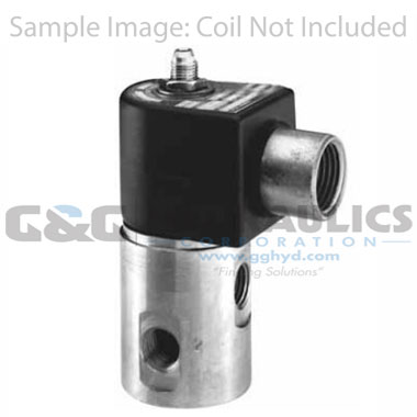 71313SN2GNJ1 Parker Skinner 3 Way Normally Closed 1/4" NPT Direct Acting Stainless Steel Pressure Vessel (Valve Body)