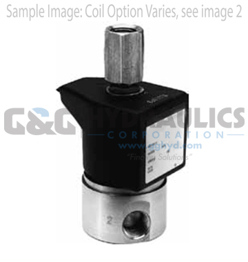 71315SN1GNJ1N0C111B2 Parker Skinner 3-Way Normally Closed Direct Acting Stainless Steel Solenoid Valve 24/60V AC Conduit Housing-1