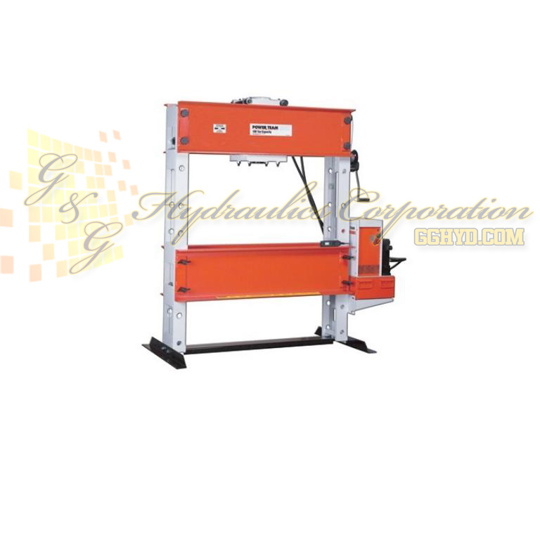 SPM10010 SPX Power Team H Frame Shop Press, 100 Ton, 10-1/4" Stroke, S/A UPC #662536003940