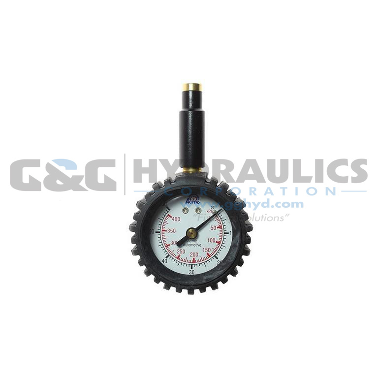 A531RB-PB Coilhose Promo Dial Gauge with/ Boot, 0-60 lbs, Display UPC #048232305319