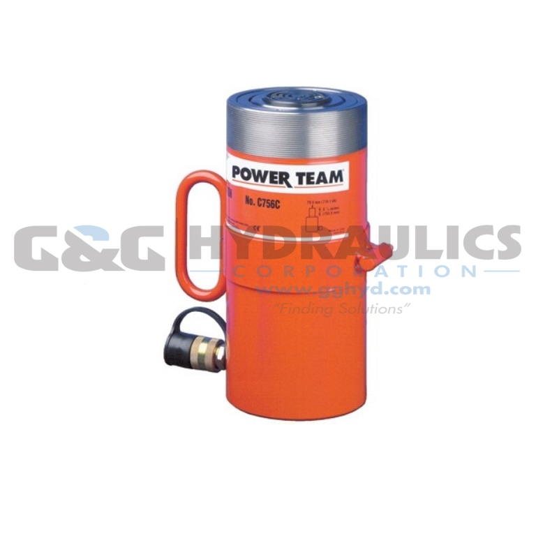 C1006C SPX Power Team Cylinder 100 Ton Capacity 6-5/8” Stroke UPC #662536000093
