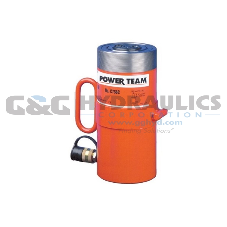 C554C SPX Power Team Cylinder 55 Ton Capacity 4-1/4” Stroke UPC #662536129343