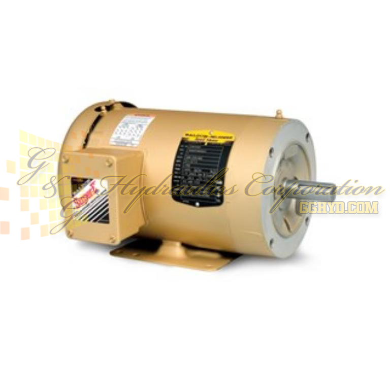 CEM3546 Baldor Three Phase, Totally Enclosed, C-Face, Foot Mounted 1HP, 1760RPM, 56C Frame, N UPC #781568422670