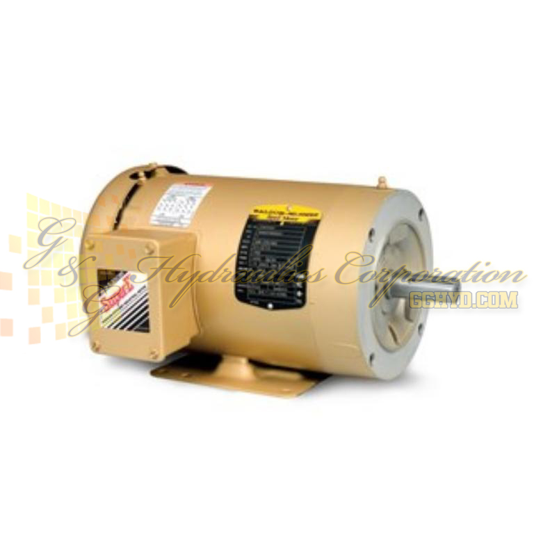 CEM3550 Baldor Three Phase, Totally Enclosed, C-Face, Foot Mounted 1 1/2HP, 3480RPM, 56C Frame UPC #781568422687