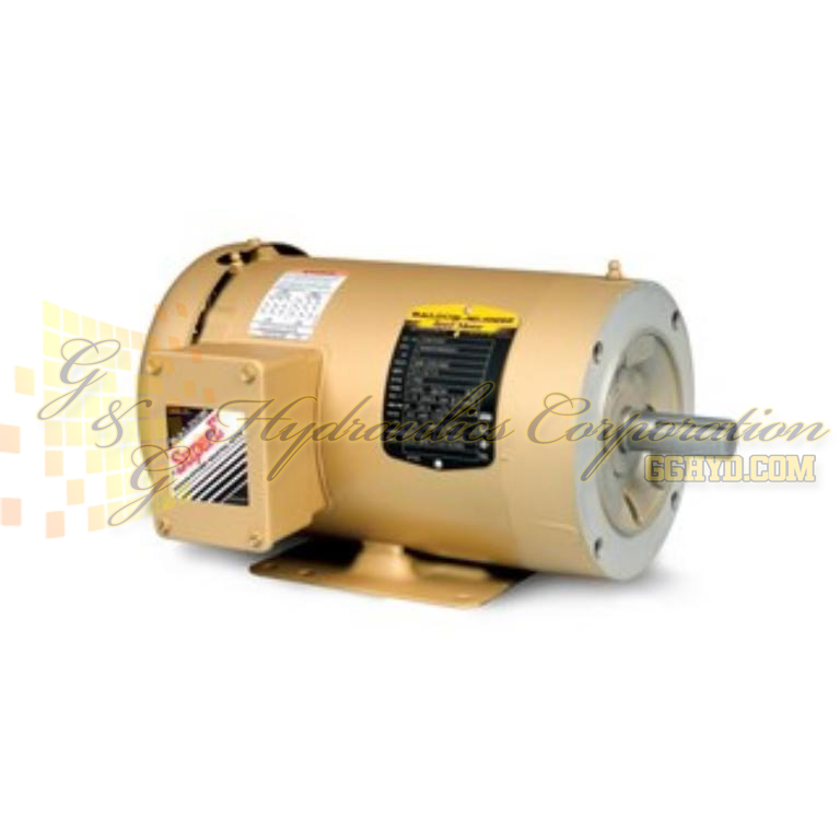 CEM3554T Baldor Three Phase, Totally Enclosed, C-Face, Foot Mounted 1 1/2HP, 1760RPM, 145TC Frame UPC #781568551424