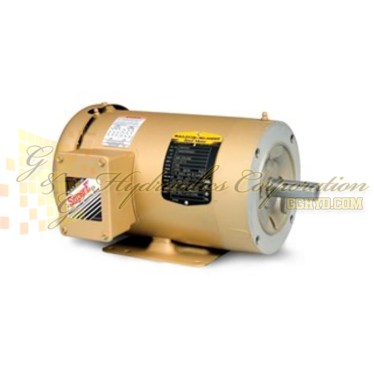 CEM3556T Baldor Three Phase, Totally Enclosed, C-Face, Foot Mounted 1HP, 1155RPM, 143TC Frame UPC #781568541982