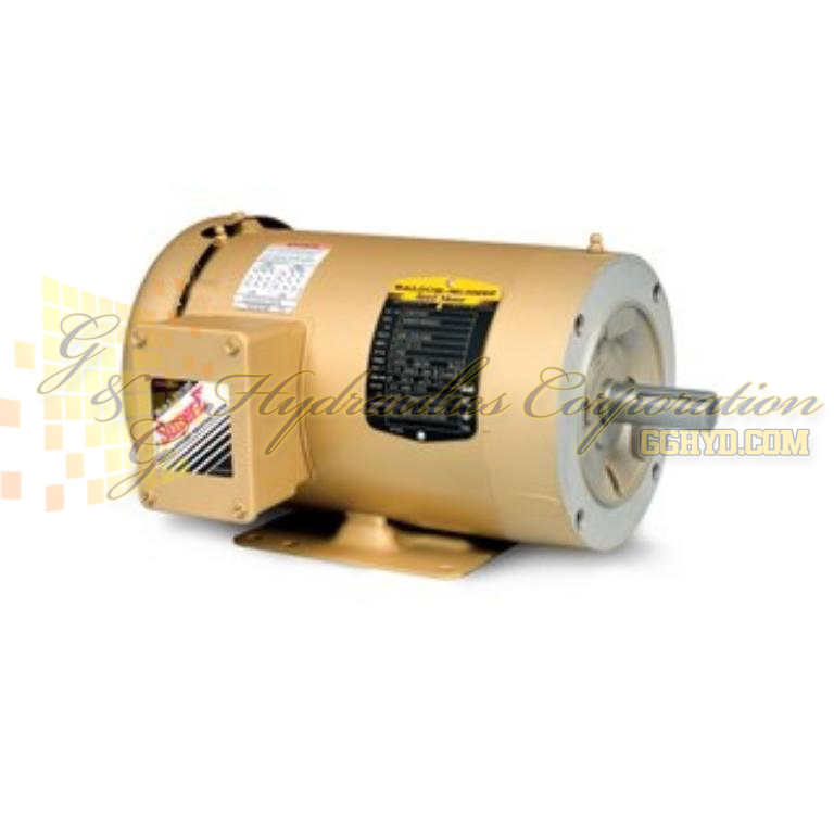 CEM3615T Baldor Three Phase, Totally Enclosed, C-Face, Foot Mounted 5HP, 1750RPM, 184TC Frame UPC #781568422786