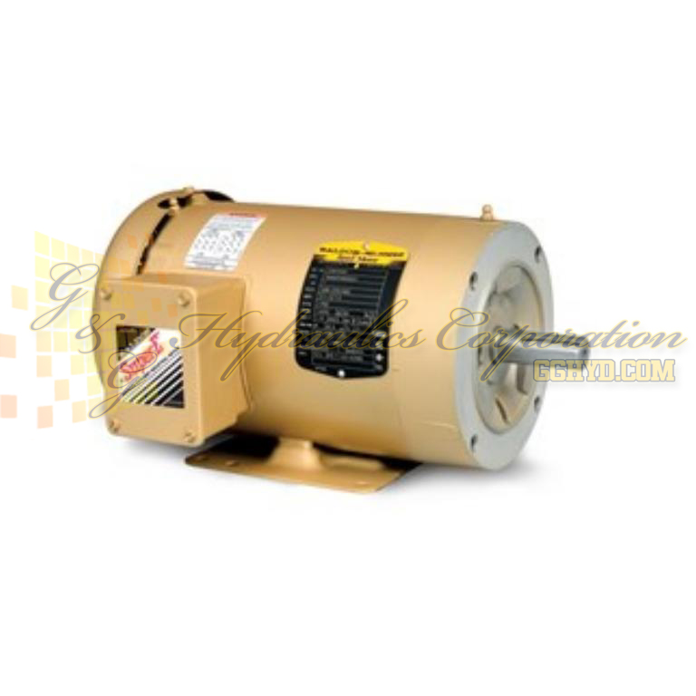 CEM3616T Baldor Three Phase, Totally Enclosed, C-Face, Foot Mounted 7 1/2HP, 3450RPM, 184TC Frame UPC #781568540985