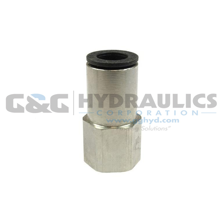 CL660504 Coilhose Coilock Female Connector, 5/16" OD x 1/4" FPT UPC #029292891424
