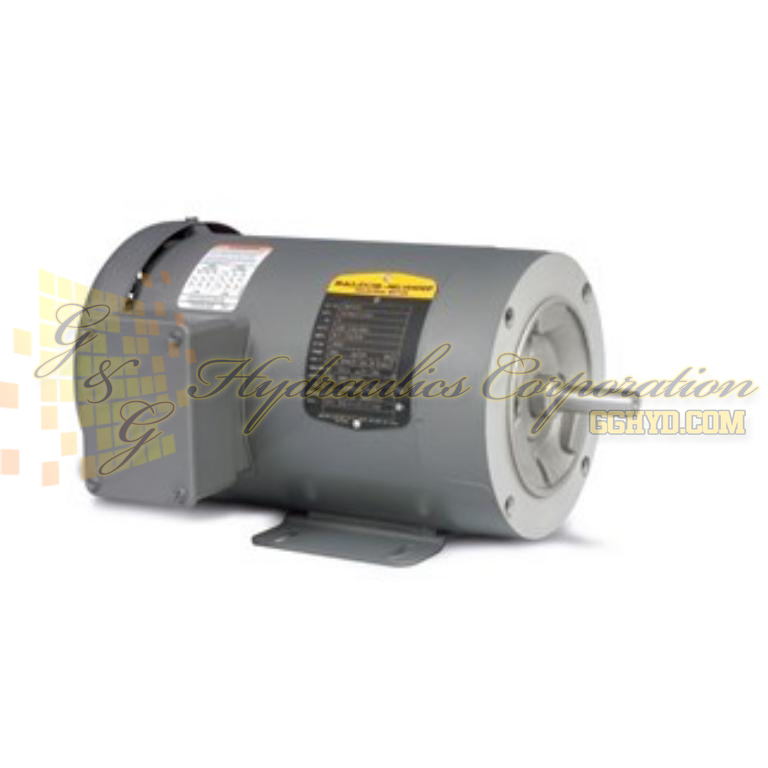 CM3537 Baldor Three Phase, Totally Enclosed, C-Face, Foot Mounted 1/2HP, 3450RPM, 56C Frame UPC #781568110119