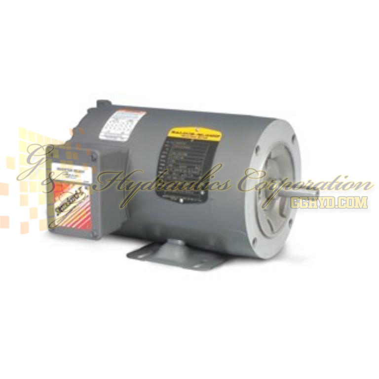 CNM3531 Baldor Three Phase, Totally Enclosed, C-Face, Foot Mounted 1/4HP, 1140RPM, 56C Frame UPC #781568462263