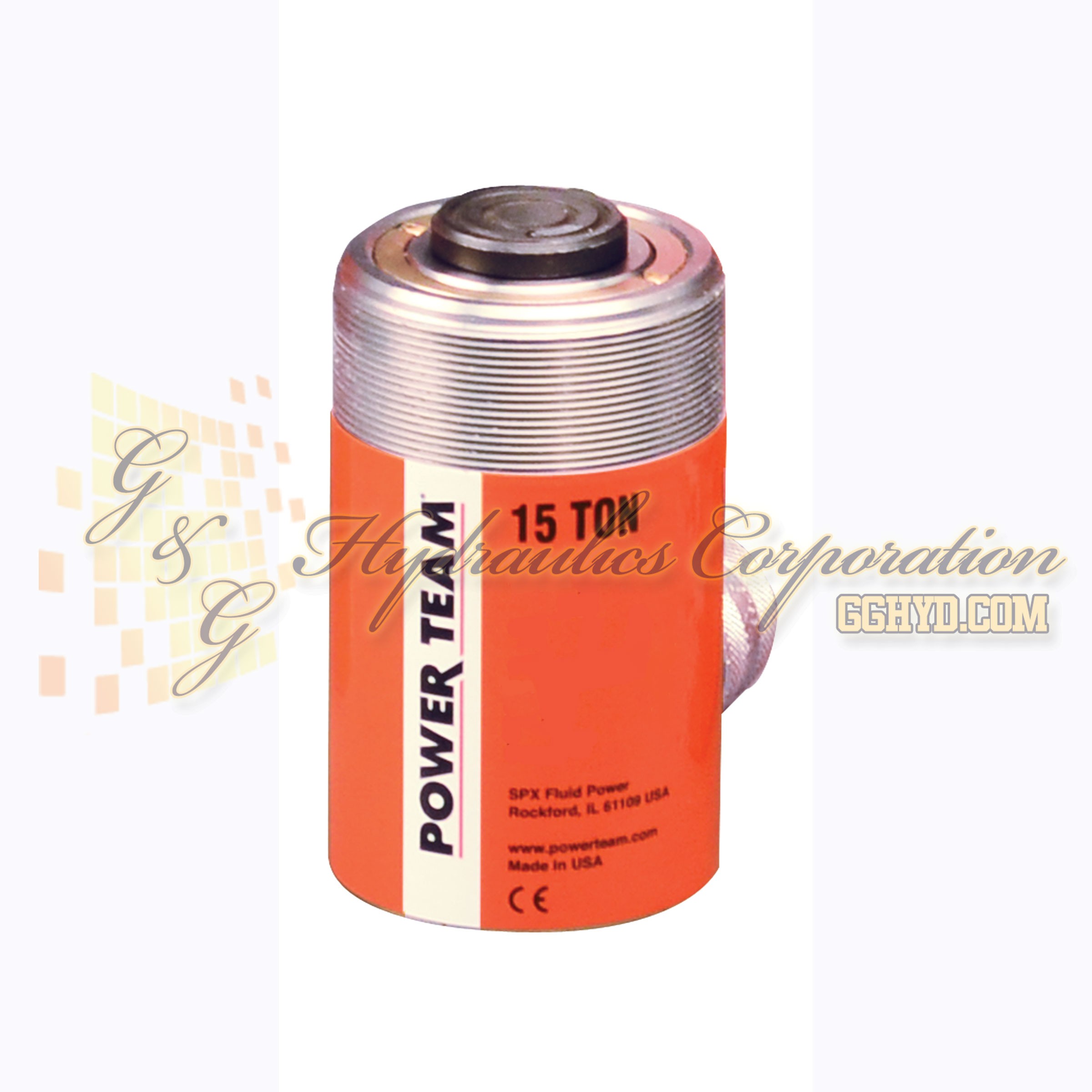 CPS-C152C-P19L-02MD SPX Power Team Cylinder & Pump Set, CE. 15 Ton 2.125’’ Stroke