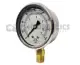 18G1602 G&G Hydraulics Corporation 2 1/2” Dial Pressure Gauge, Stainless Steel Case, Brass connection, 1/4