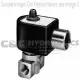 7131FBF4LV00N0H111P3 Parker Skinner 3 Way Normally Closed Direct Acting Brass Solenoid Valve 110/50-120/60VAC Conduit - 1