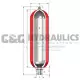 A5GB61001 Accumulators, Inc Gas Bottle Accumulator, 5 Gallon, 6,000 PSI, 1-1/4