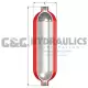 AGB131002G2FNP Accumulators, Inc Gas Bottle Accumulator, 1 Gallon, 3,000 PSI, Double Neck 1-5/8