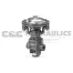102592 (Catalog # C264-00132) Parker Sinclair Collins Valves 3-Way Normally Closed Directional Mixing Gas Tested/Hard Seat Valve, 500 psi, 1/4