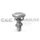102283 (Catalog # C264-2001) Parker Sinclair Collins Valves 2-Way Normally Closed Inline Porting Valve, 500 psi, 1/2