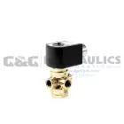 02F30C1103AAF Parker Gold Ring Series 3-Way Normally Closed 1/8" Direct Acting, Brass Pressure Vessel