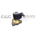 06F23C2140ACF Parker Gold Ring 2-Way Normally Closed 3/8" Pilot Operated Brass Pressure Vessel