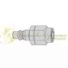 10-430-5066 CEJN Quick Disconnect Nipple, 7/16" (11x16 mm) Stream-Line Connection, 232 PSI (16 bar)  