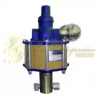 10-6000W020L SC Hydraulic 10-6 Series Air Operated Pump, Buna N Seals, Aluminum Bronze, 35:1 Pressure Ratio