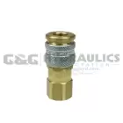110-DL Coilhose 1/4" FPT High Flow Coupler, Megaflow, with Display Packaging UPC #029292919340