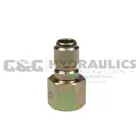 1105STS Coilhose Straight Through Connector, Steel, 3/8" FPT UPC #029292100649