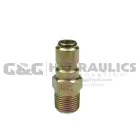 1109STS Coilhose Straight Through Connector, Steel, 1/2" MPT UPC #029292100700