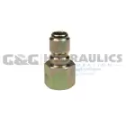 1110STS Coilhose Straight Through Connector, Steel, 1/2" FPT UPC #029292100793