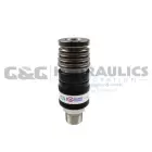 129USE Coilhose 2-in-1 Automatic Safety Exhaust Coupler 1/2" Body, 3/4" MPT UPC #029292109079