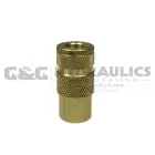 140-DL Coilhose 1/4" ARO Coupler, 1/4" FPT, with Display Packaging UPC #029292114646