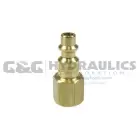 1502B Coilhose 1/4" Industrial Connector, 1/4" FPT (Brass) UPC #029292872560