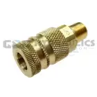 152-DL Coilhose 1/4" Industrial Coupler, 1/4" MPT, with Display Packaging UPC #029292115766