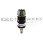 156USE Coilhose 5-in-1 Automatic Safety Exhaust Coupler 1/4" Body, 3/8" Hose Barb UPC #029292107594
