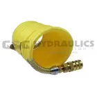 15X-N14-50A Coilhose Nylon Coil, 1/4" x 50', 1/4" 6 Ball Industrial Coupler & 1/4" NPT Swivel Fitting, Yellow UPC #029292923088