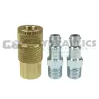 160-1-DL Coilhose 1/4" Automotive Coupler/Connector Set: 160,1601, with Display Packaging UPC #029292117357