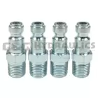 1601-DL4 Coilhose 1/4" Automotive Connector, 1/4" MPT, with Display Packaging of 4 UPC #029292118026