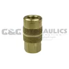 16X4F-DL Coilhose 1/4" Automotive 6 Ball Coupler, 1/4" FPT, with Display Packaging UPC #029292926713