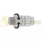 19-958-1695 CEJN Stream-Line Hose Adapters 1/2" Male NPT Connection For 11x16 mm 