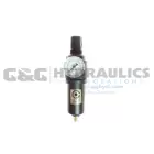 26FC2-GM Coilhose 26 Series 1/4" Integral Filter/Regulator, Gauge, Metal Bowl UPC #029292491303